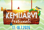 Kuvassa teksi: Kemijärvi Festivaali 17-18.7.2026